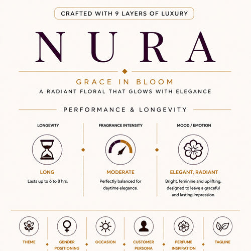 ENCE Nura  Calabrian Bergamot & Orange Blossom Eau de Parfum (50ml / 20ml )