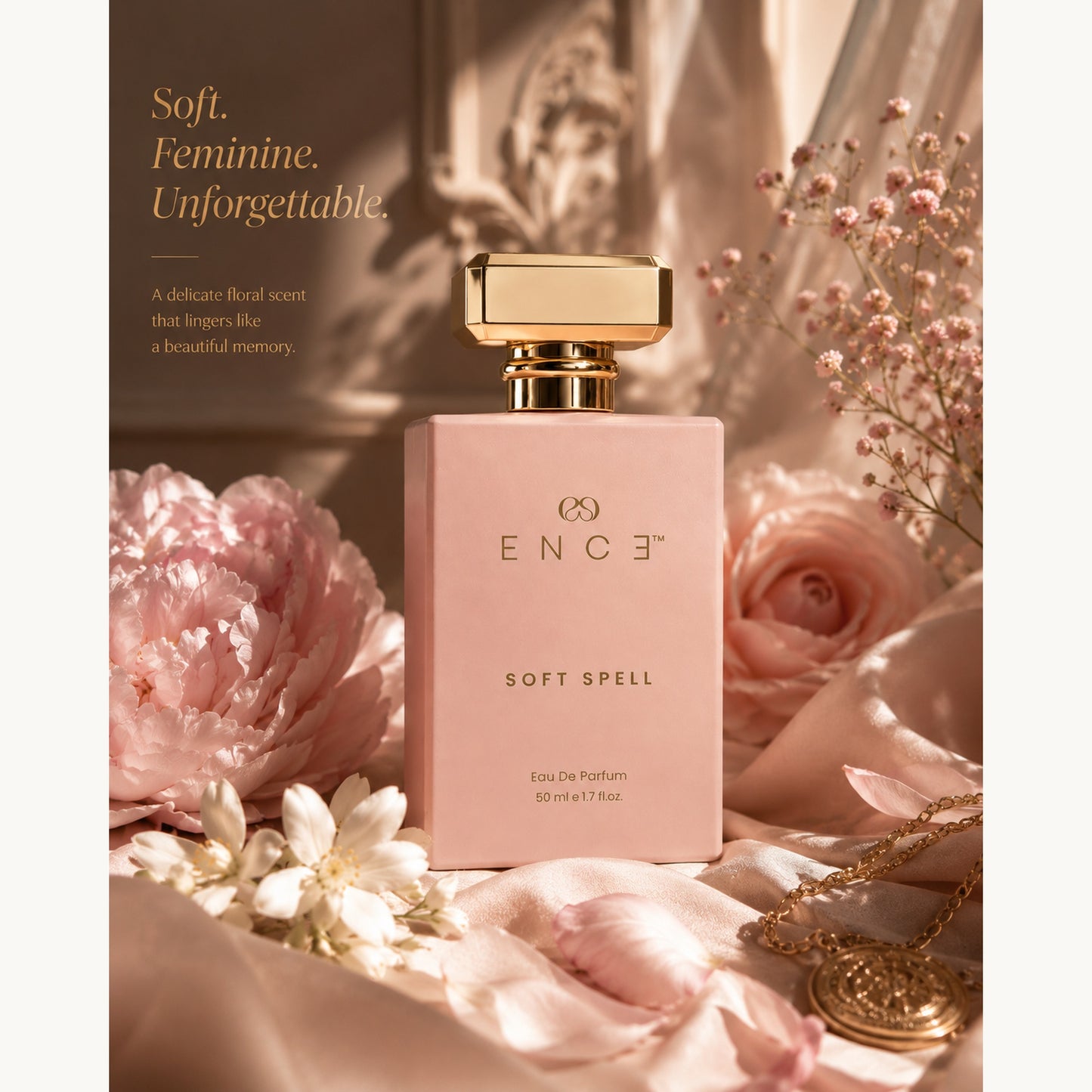 ENCE Soft Spell  Red Berries & Peony Eau de Parfum (50ml / 20ml)