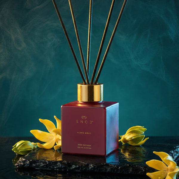 ENCE Ylang Drift  Aquatic & Ylang-Ylang de Comores Reed Diffuser (100ml / 90 Days)