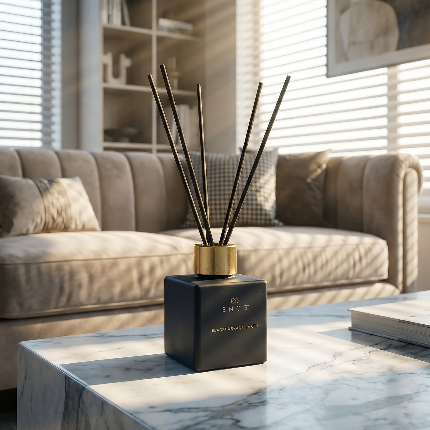 ENCE Blackcurrant Earth  Cassis & Gardenia Reed Diffuser (100ml / 90 Days)